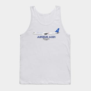 Airbus A321 - Mihin Lanka Tank Top